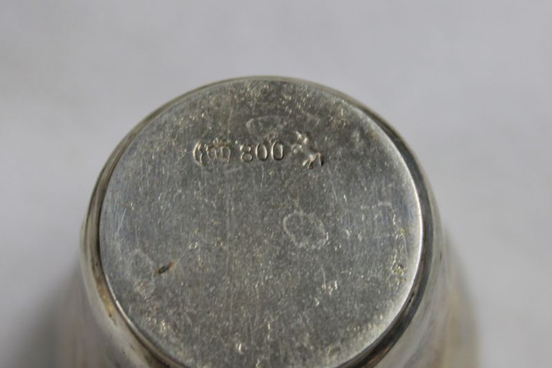 0245-Kl. Becher u. Vase 800 Silber – Bild 2