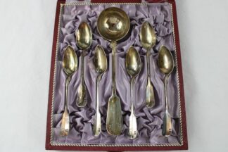0250-Löffel Set 800 Silber Österreich-Ungarn um 1900