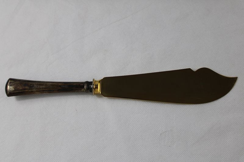 0255-Serviermesser Fischvorlegemesser wohl Tschechoslowakei 20er Jahre – Bild 2