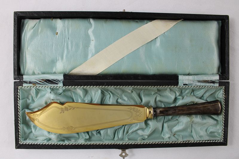 0255-Serviermesser Fischvorlegemesser wohl Tschechoslowakei 20er Jahre