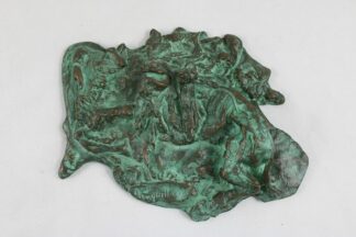 0264-Bronze Relief wohl der Löwe von Aquitanien 20 Jh.