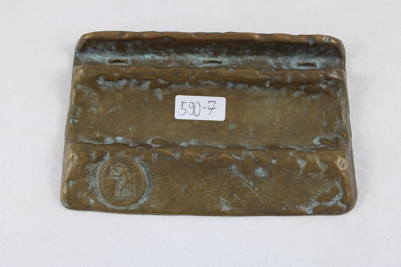 0265-Bronze Stiftablage für den Schreibtisch 20 Jh.