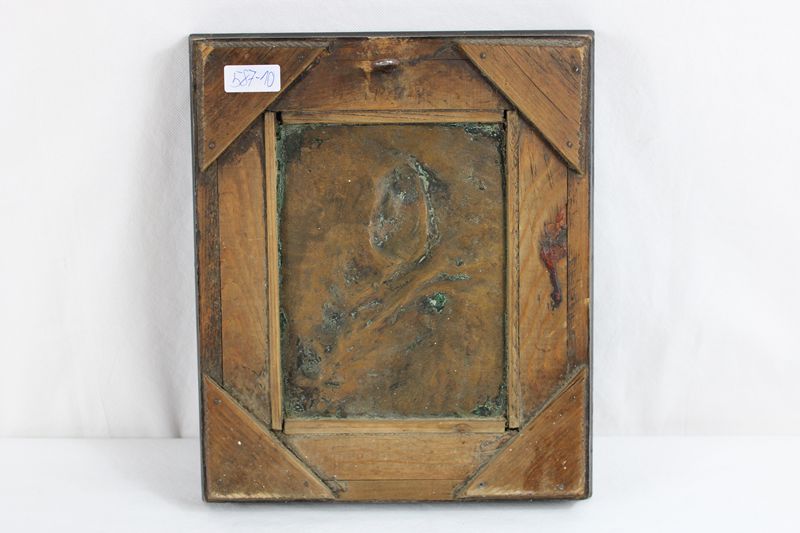 0269-Bronzerelief "Die Madonna der Straße" nach Roberto Ferruzzi wohl Italien 1. H. 20 Jh. – Bild 3