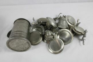 0288-Zinndeckel Zinnkrug ca. 2,4 kg