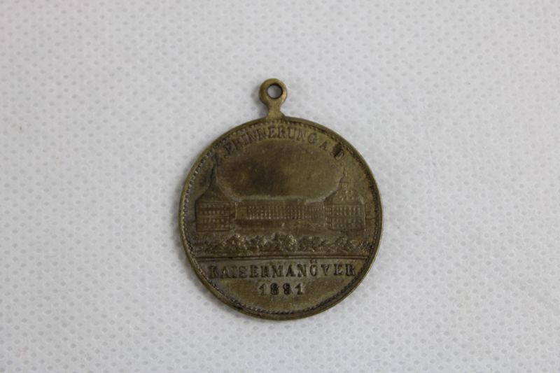 0296-Erinnerungsmedaille Kaisermanöver 1891 Preussen – Bild 2