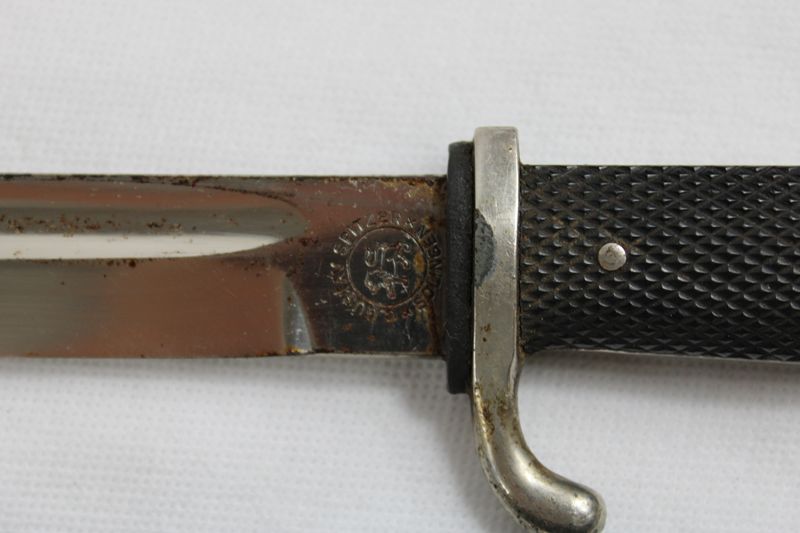 0299-Gustav Spitzer Solingen Extra Seitengewehr Ausgehbajonett WKII. – Bild 2