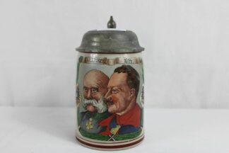 0309-Patriotischer Bierkrug 1/2 L Weltkrieg 1914