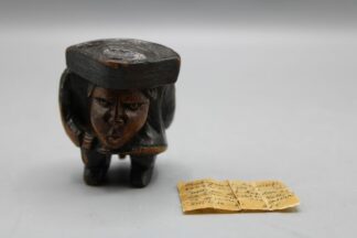 0313-Spottfigur Schnupftabakdose Napoleon Bonaparte Bayern 19 Jh.