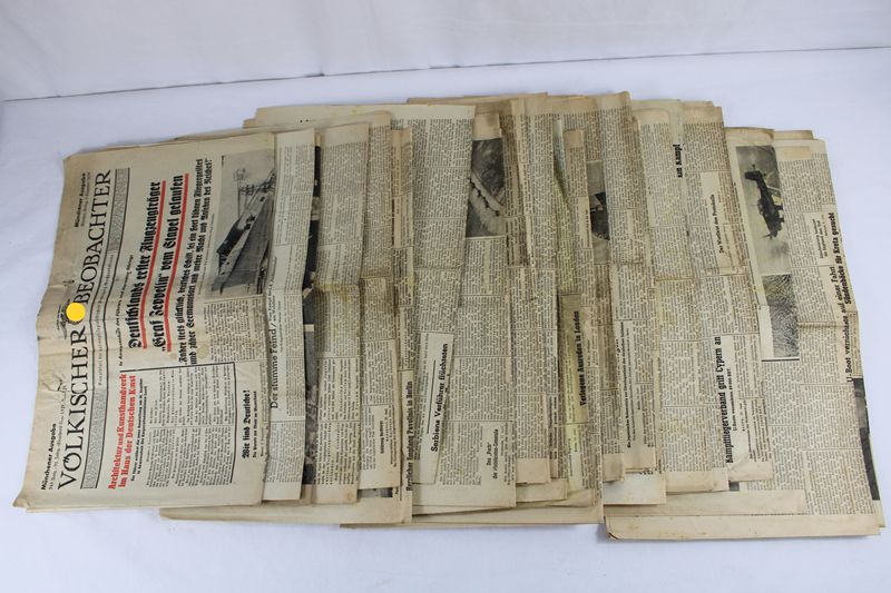 0316-Völkischer Beobachter Münchener Ausgabe Zeitschriften Konvolut ca. 20 St.