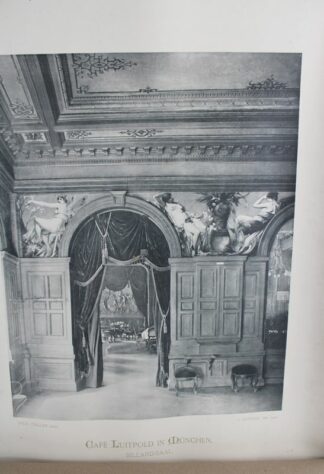 0322-Cafe Luitpold München Lichtdruck Tafeln 3 St. um 1900
