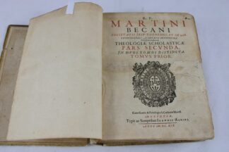 0326-"MARTINI BECANI" theologisches Lehrbuch Mainz 1619