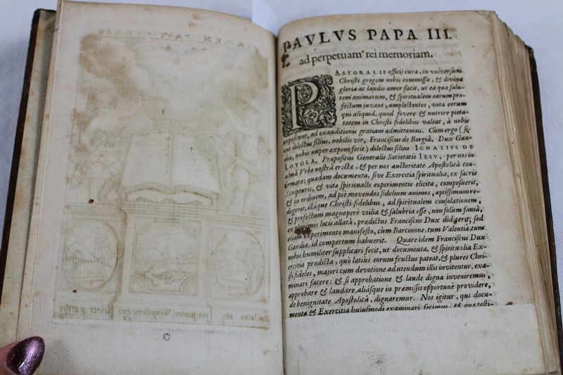 0328-Buch "Examen particulare" wohl 18 Jh.