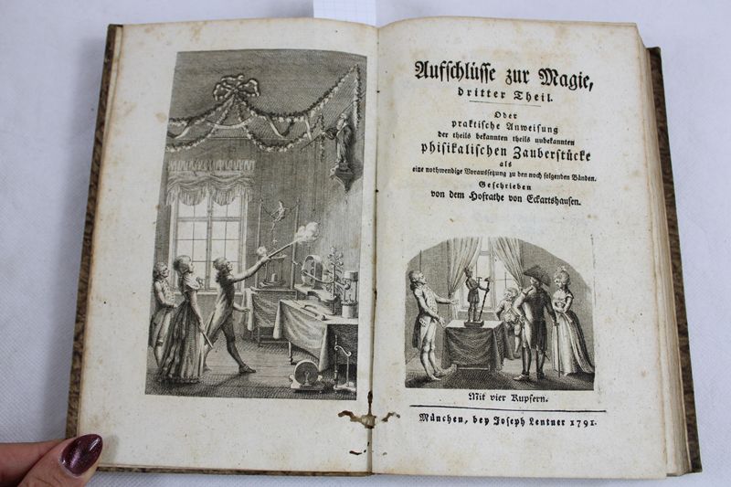 0333-Buch Aufschlüsse zur Magie Dritter Theil Hofrathe von Eckartshausen München 1791