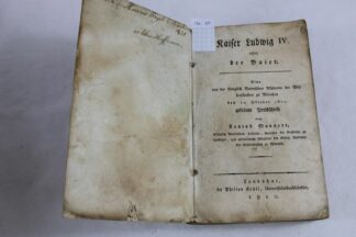 0335-Buch Kaiser Ludwig IV. oder der Baier Landshut 1812