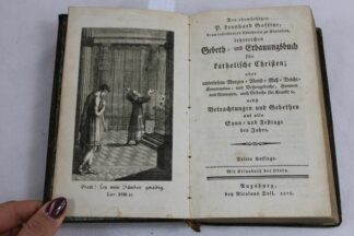 0352-Gebeth- und Erbauungsbuch für katholische Christen Augsburg 1826