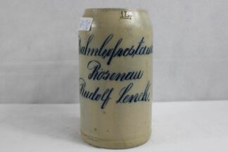 0375-Biekrug 1 L Bahnhofsrestauration Rosenau Rudolf Lenck um 1900 (selten!)