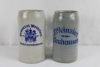 0379-Bierkrüge 1 L Brauerei Weinzierl Unterneuhausen