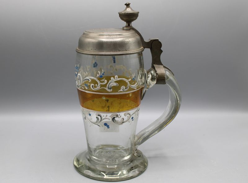 0385-Glas Walzenkrug 1854 – Bild 3