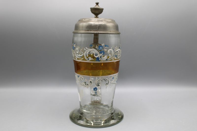 0385-Glas Walzenkrug 1854