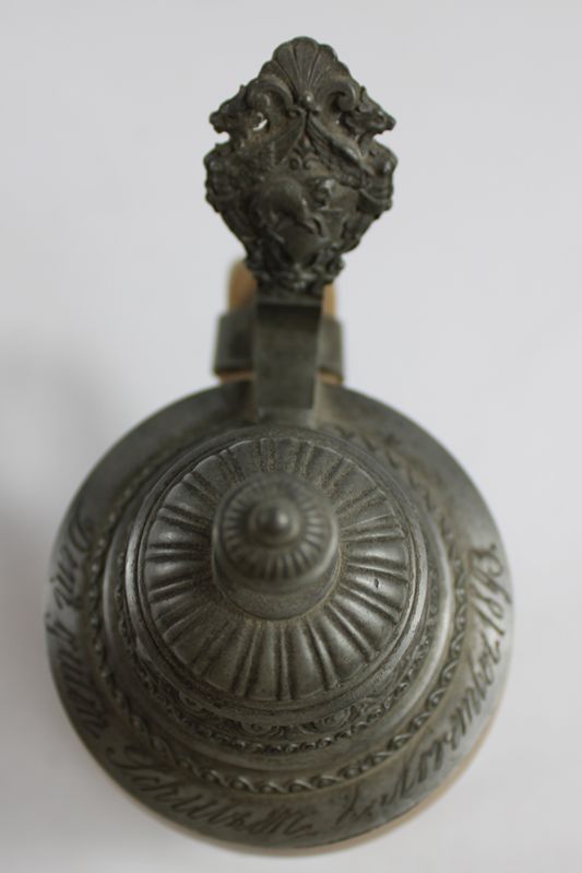 0389-Mettlacher Bierkrug 1 L Schützenkrug Form 1526 von 1893 – Bild 2