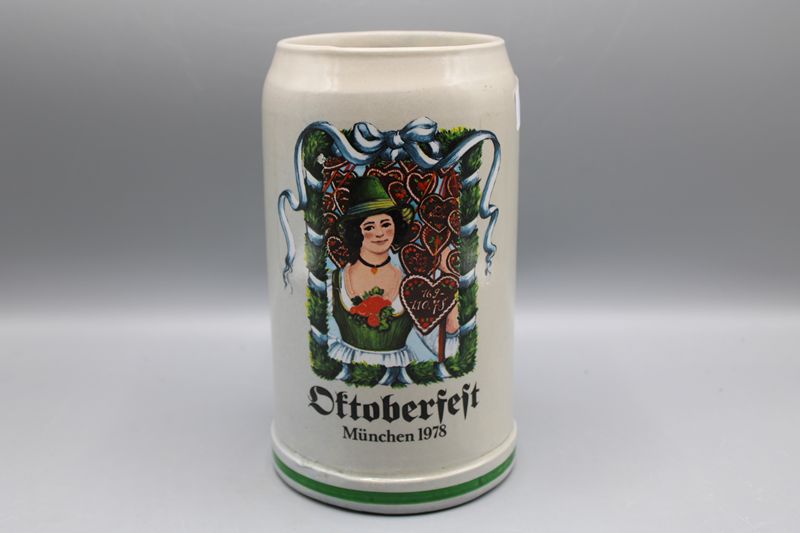 0391-Oktoberfest München Jahreskrug 1978 (allererste Sammlerkrug der Serie)