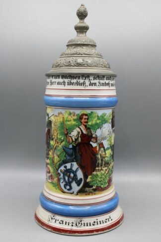 0397-Zunftkrug Hufschmied um 1900