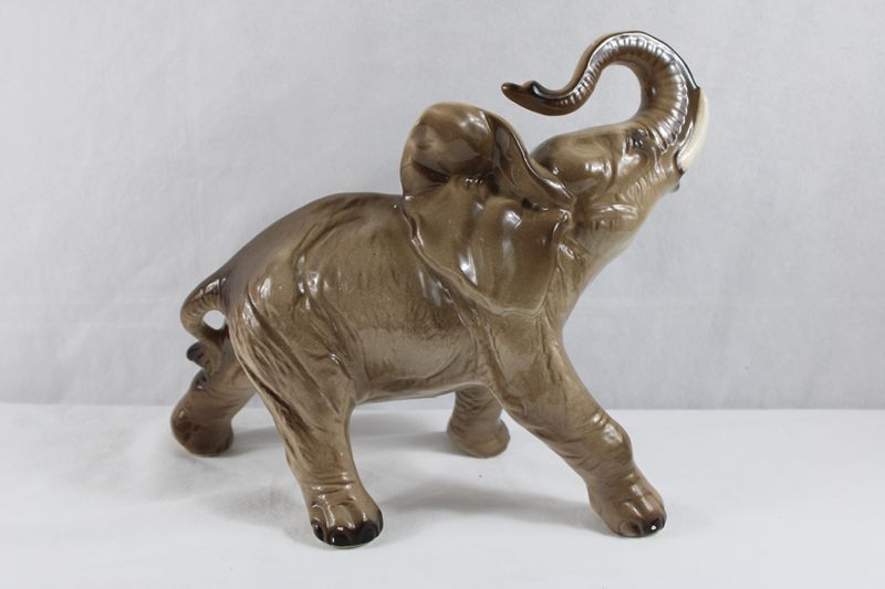 0414-Großer Elefant Keramikfigur 20 Jh. – Bild 2